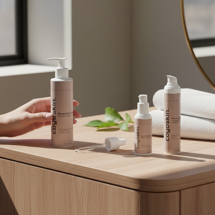 time reset collection on wooden table